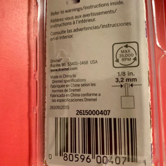 Drum Sander #407 NIB 080596004071 DREMEL **NEW** - Picture 2 of 2